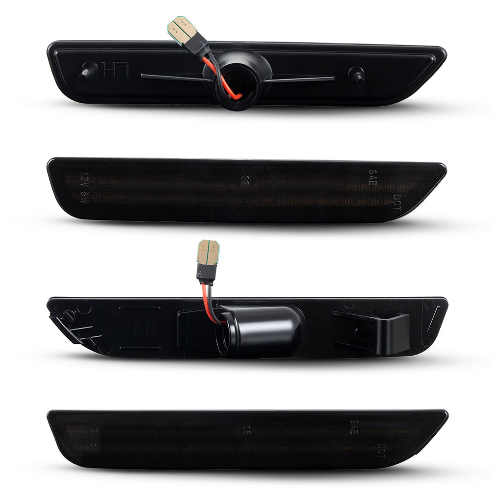 2010-2014 Ford Mustang Smoked LED Side Markers (SET)