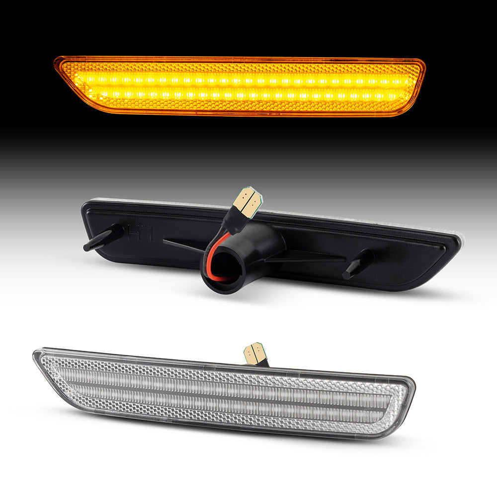 2010-2014 Ford Mustang Clear LED Side Markers (SET)