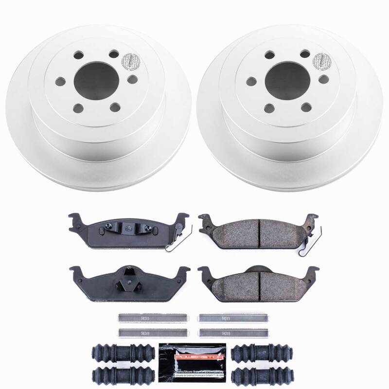 Power Stop 03-04 Dodge Dakota Rear Z23 Coated Brake Kit