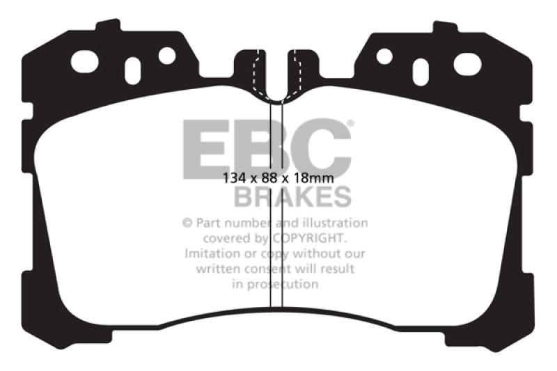 EBC 2021+ Toyota Mirai Ultimax Front Brake Pads