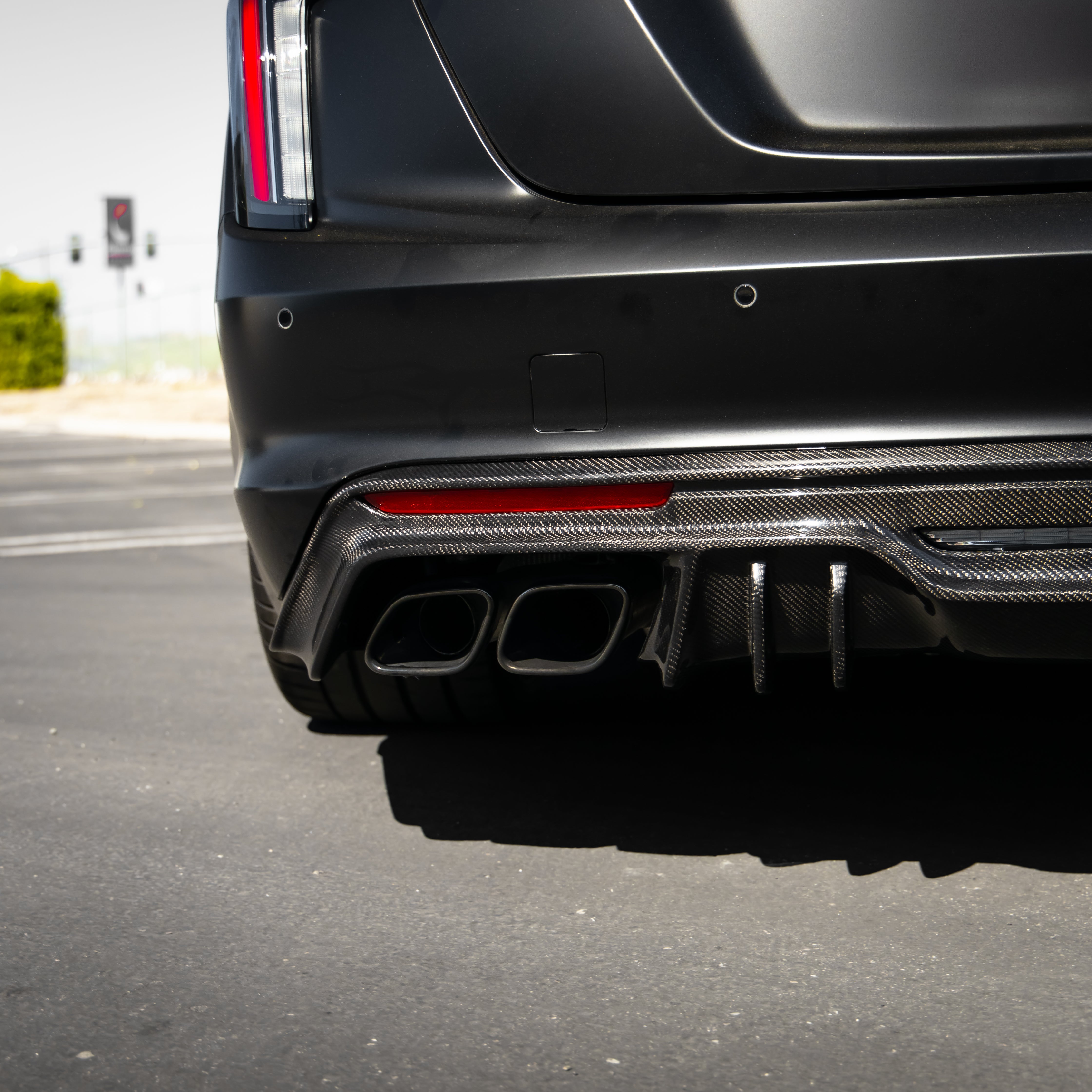 2022-2025 Cadillac CT5-V Blackwing Type-ST Carbon Fiber Rear Diffuser