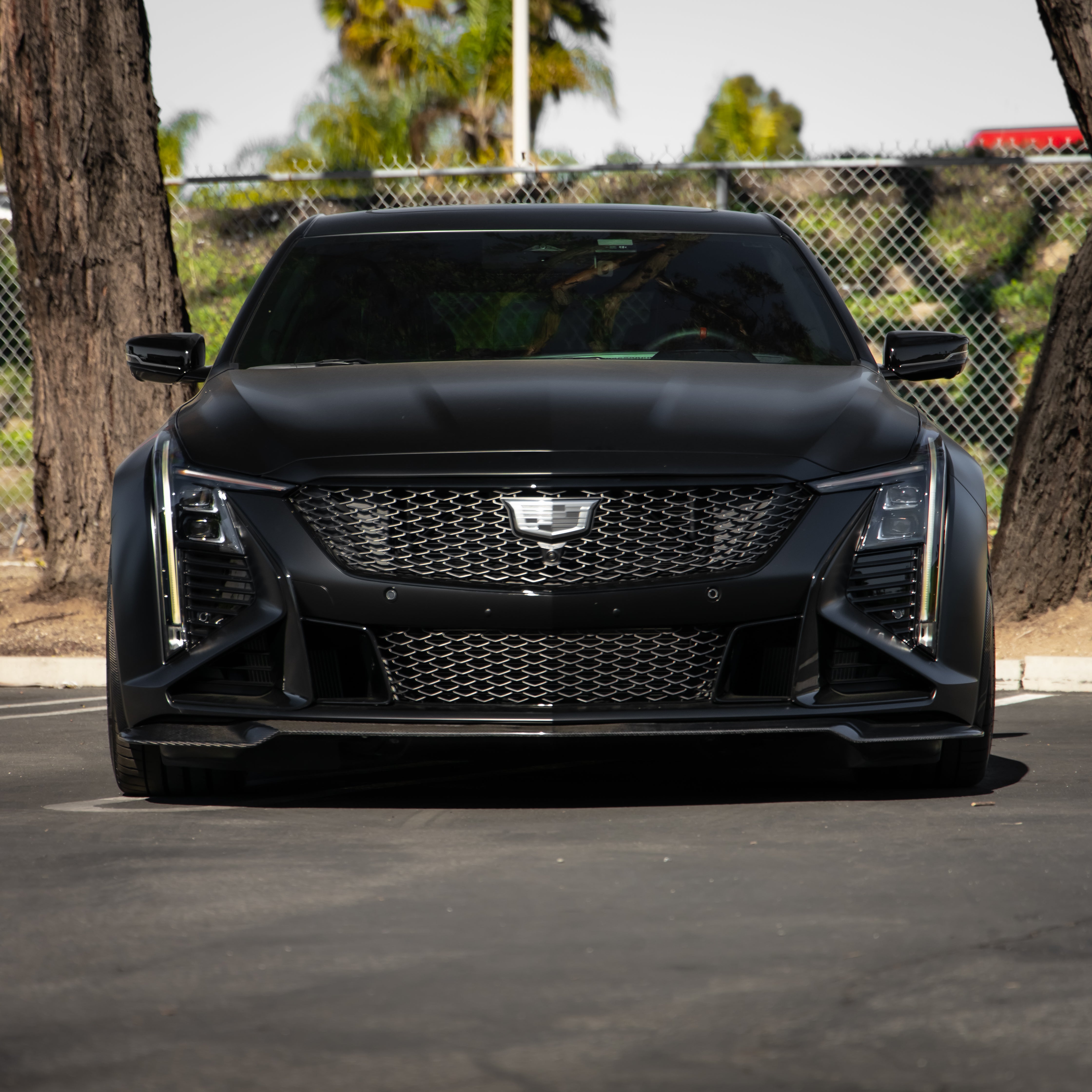 2022-2025 Cadillac CT5-V Blackwing Gloss Carbon Fiber Front Chin Splitter