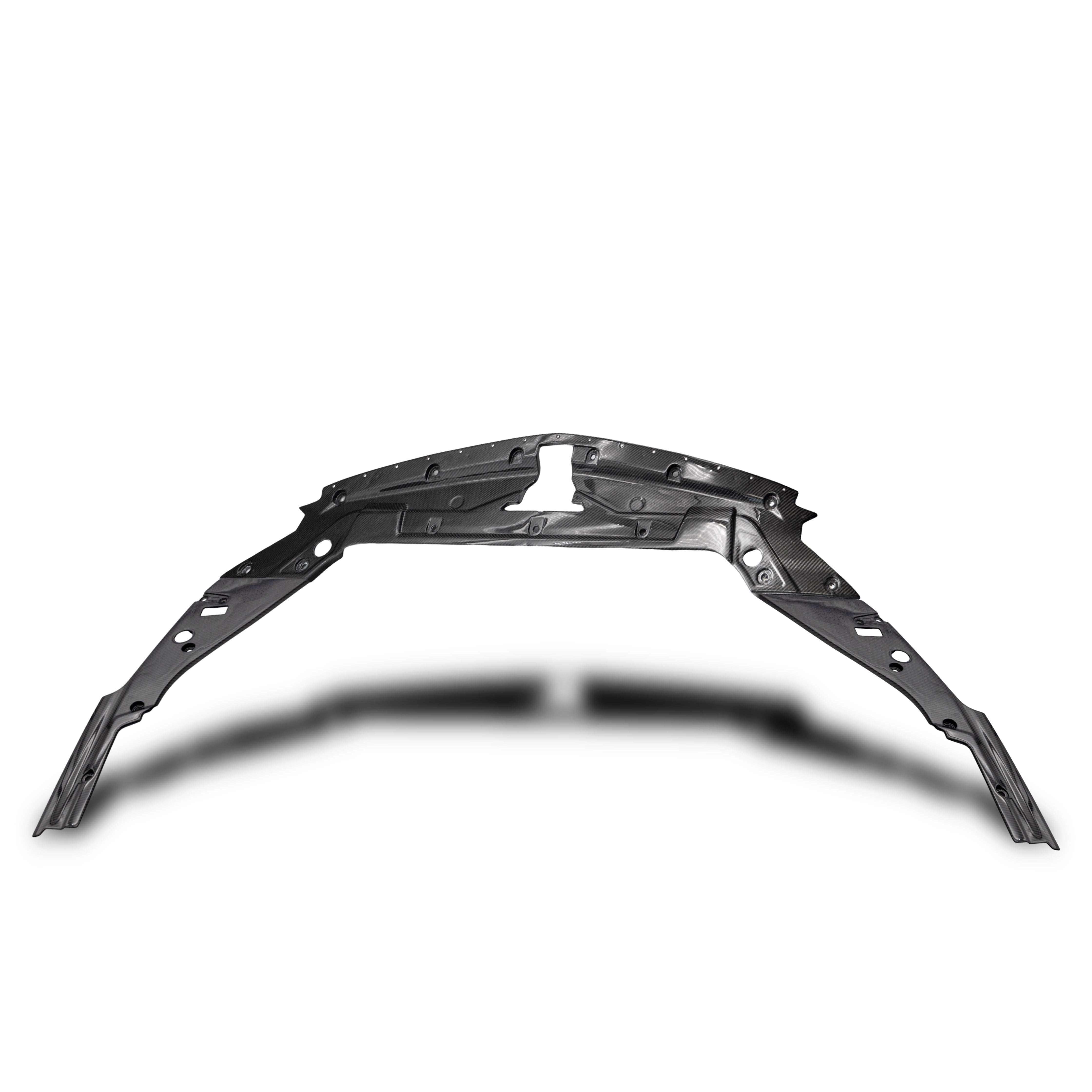 2021-2025 Cadillac CT5-V Blackwing Engine Panel Trim Radiator Cover Gloss Carbon Fiber 3pc Kit