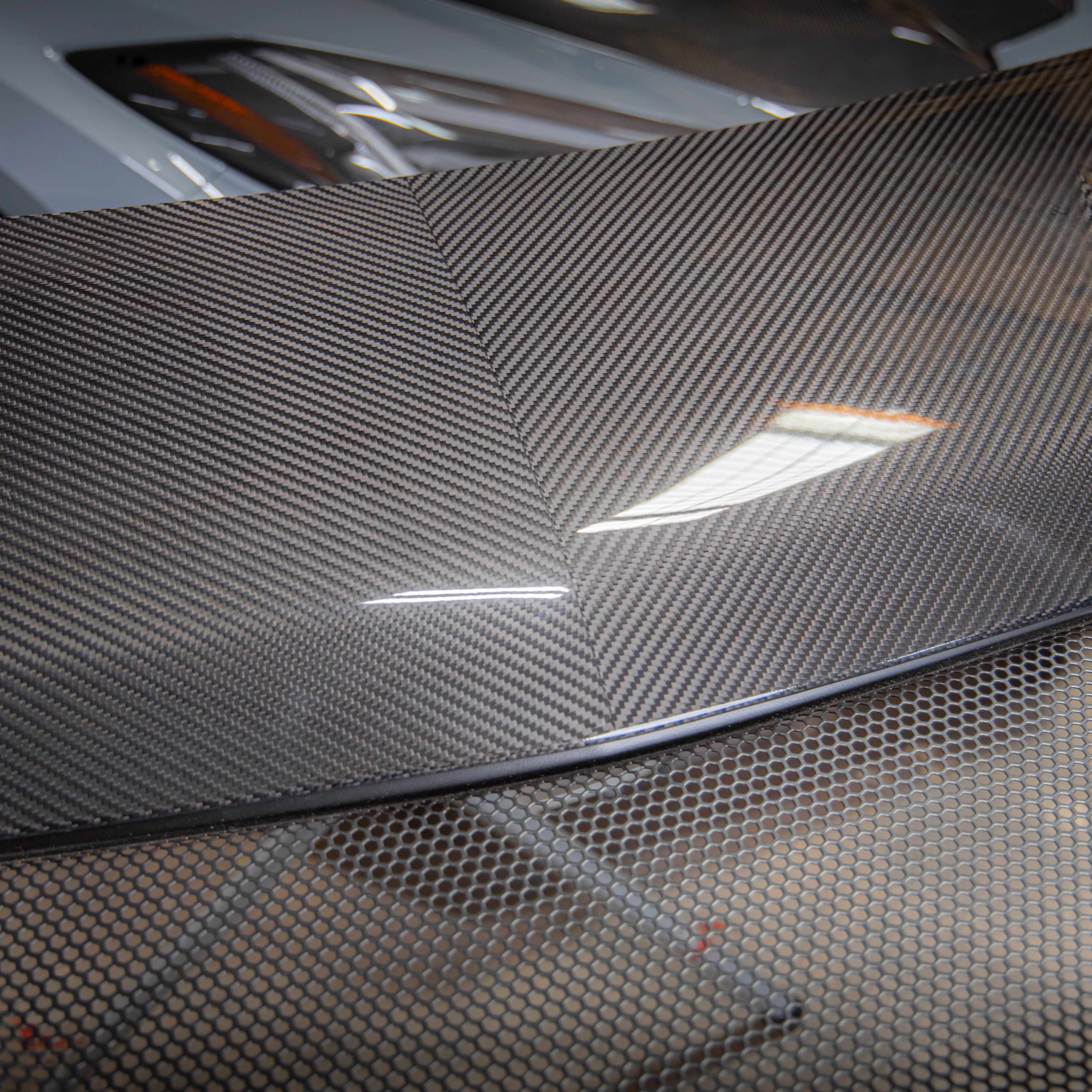 2025-2027 C8 ZR1/ZR1X ZTK Type-OEM Hood Functional Dry Carbon Fiber Double Sided