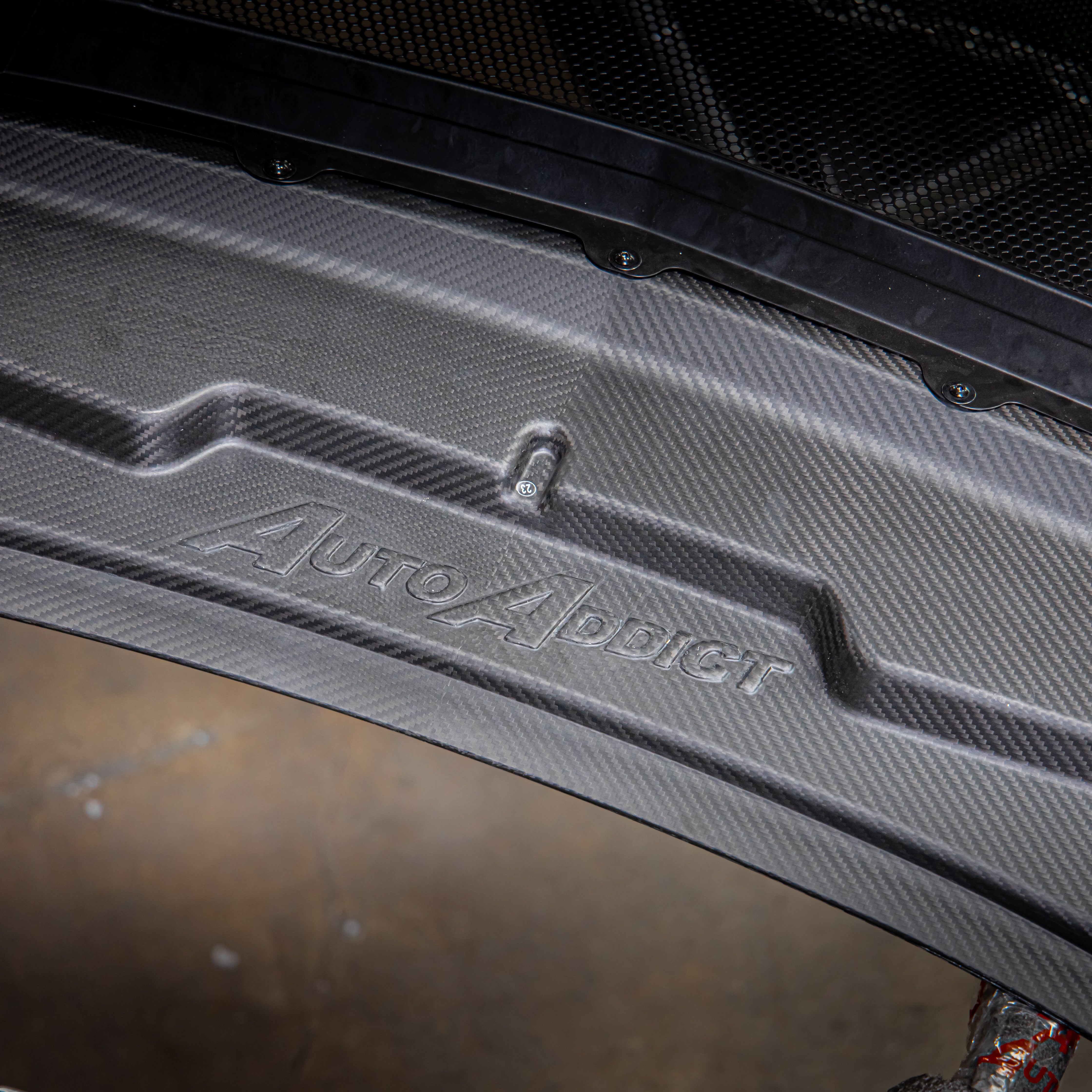 2025-2027 C8 ZR1/ZR1X ZTK Type-OEM Hood Functional Dry Carbon Fiber Double Sided
