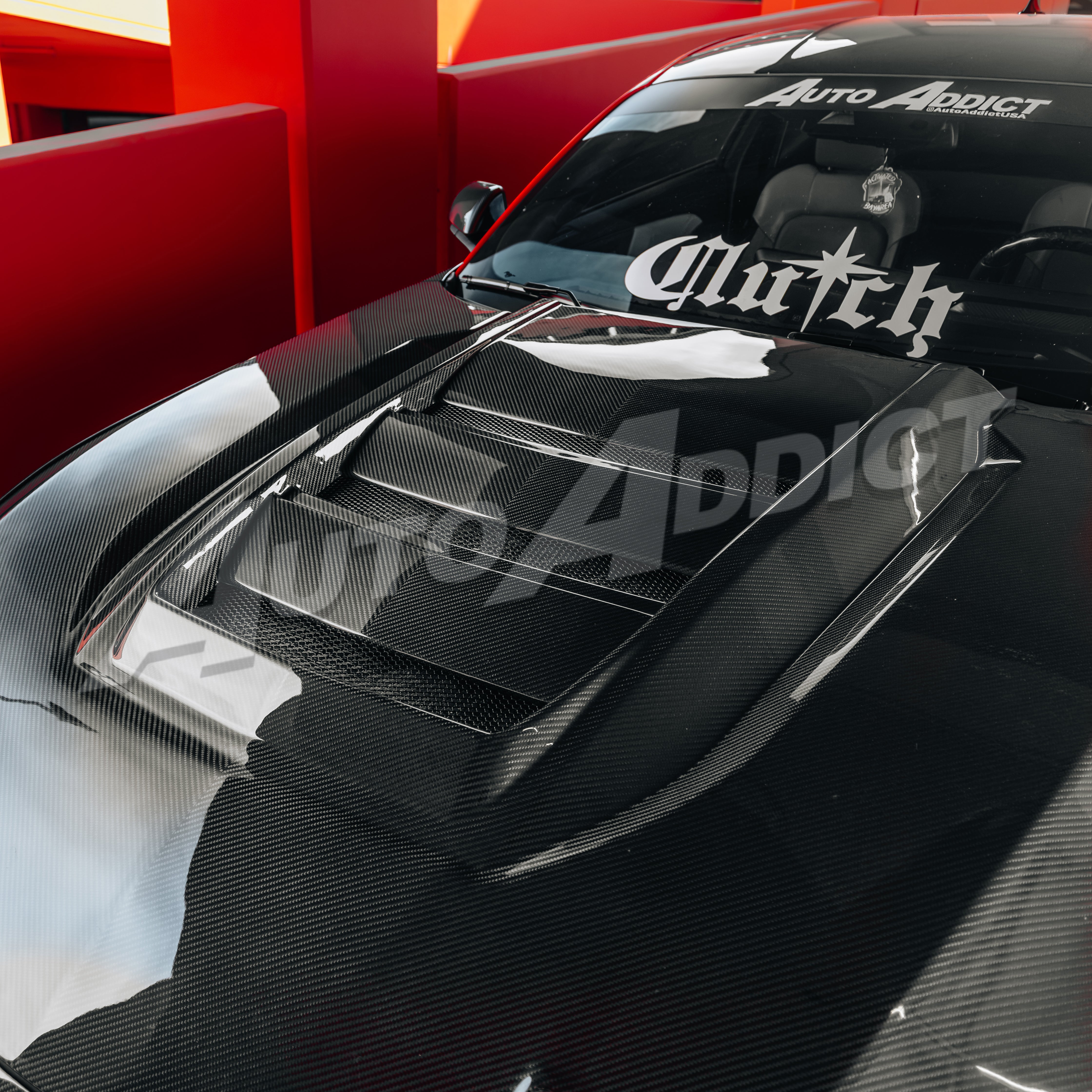 2024–2026 Mustang S650 Heritage SC™ V-Shaped Dry Gloss Carbon Fiber Track Package Program Bundle