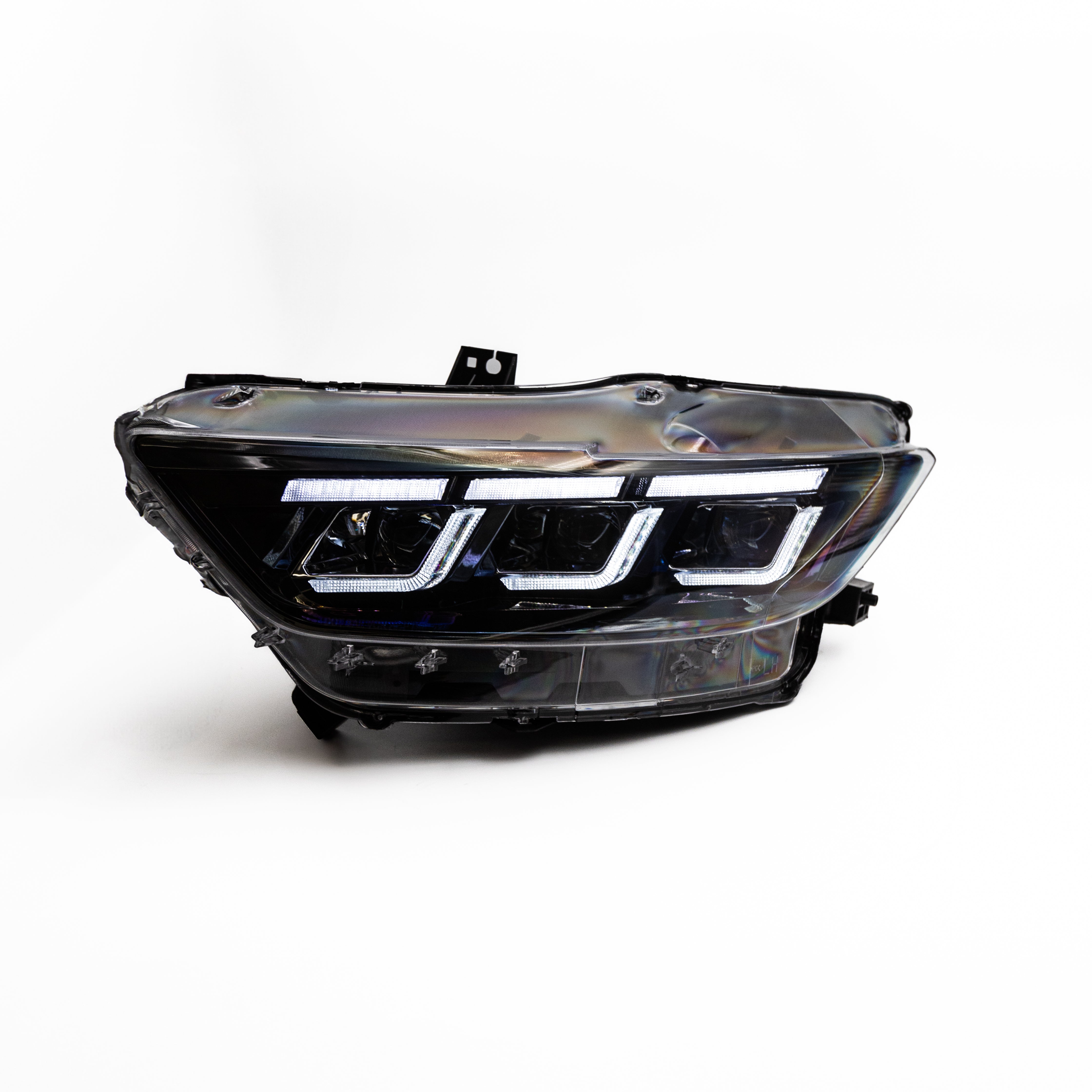 2015-2017 Ford Mustang Projector Headlights S650 Style LED Amber Sequential Turn Signals