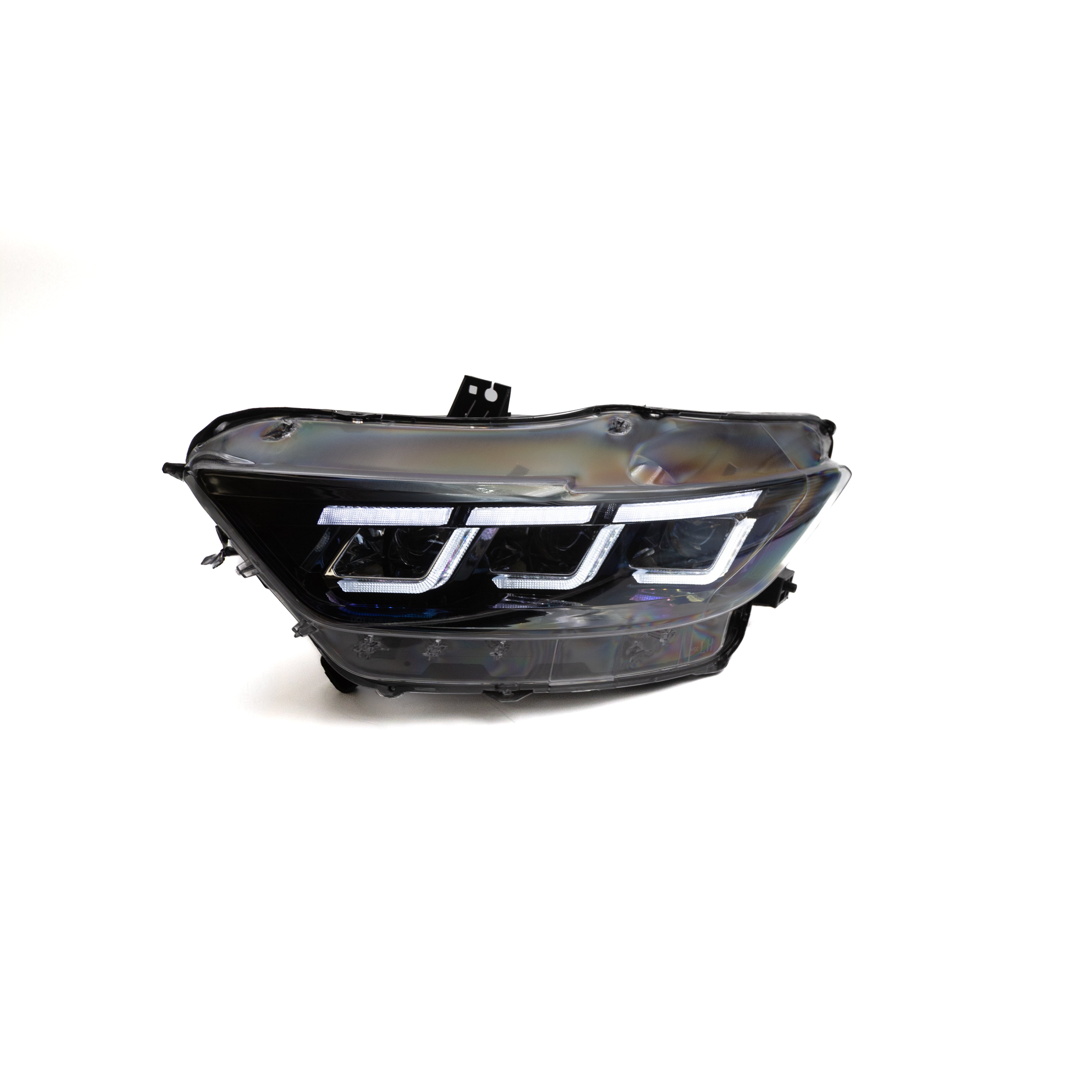 2015-2017 Ford Mustang Projector Headlights S650 Style LED Amber Sequential Turn Signals