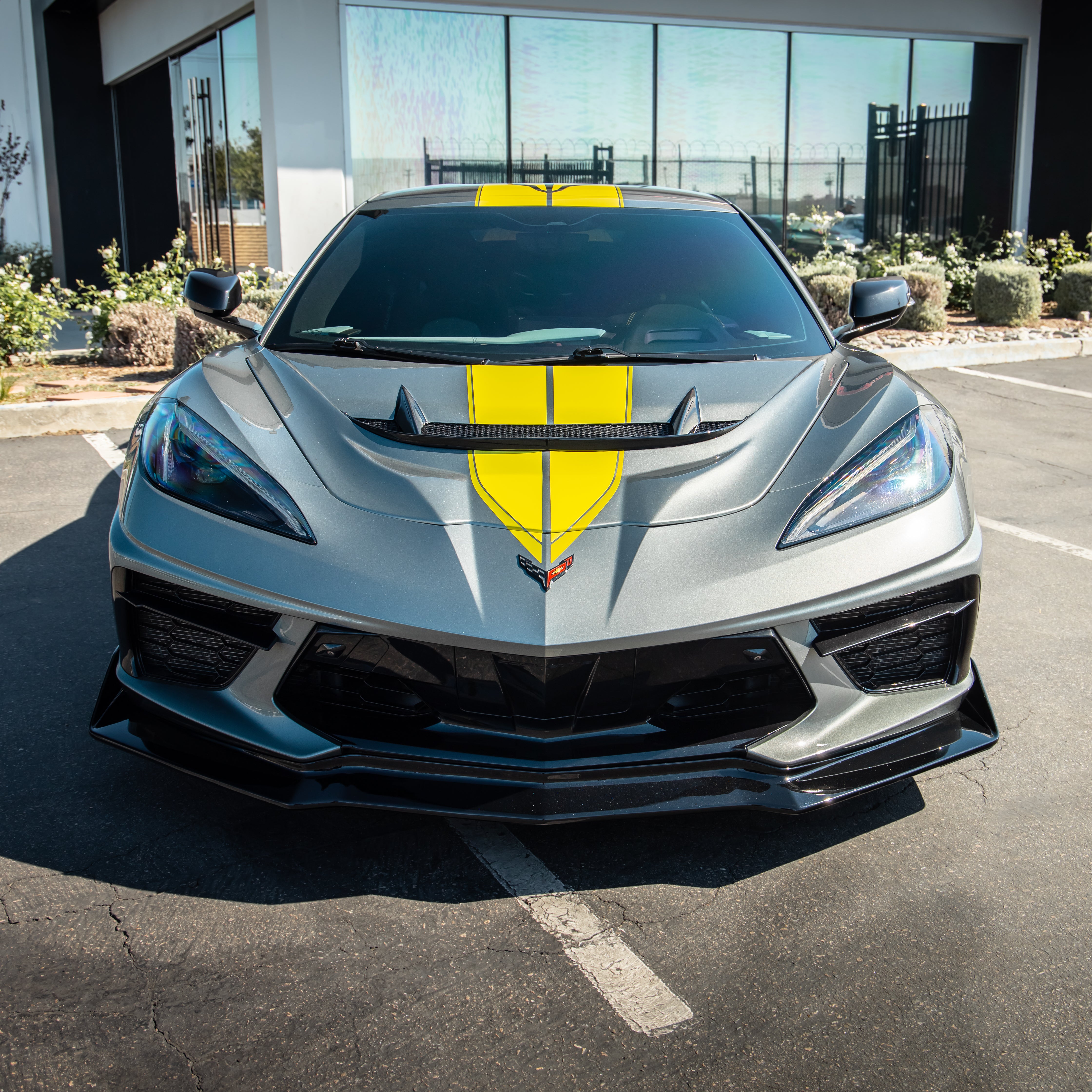 2020-2025 Corvette C8 Type-ZR1 Double Sided Carbon Fiber 2pc Hood For Stingray/Z06/E-Ray