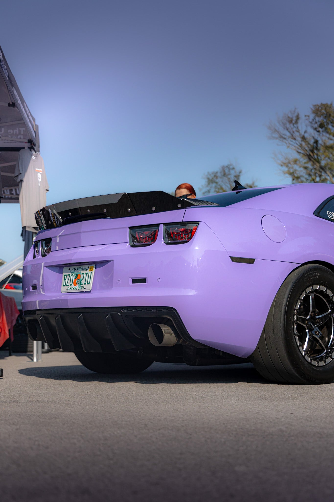 2010-2013 Chevy Camaro Evo Style Shark Fins Rear Diffuser Quad/Single