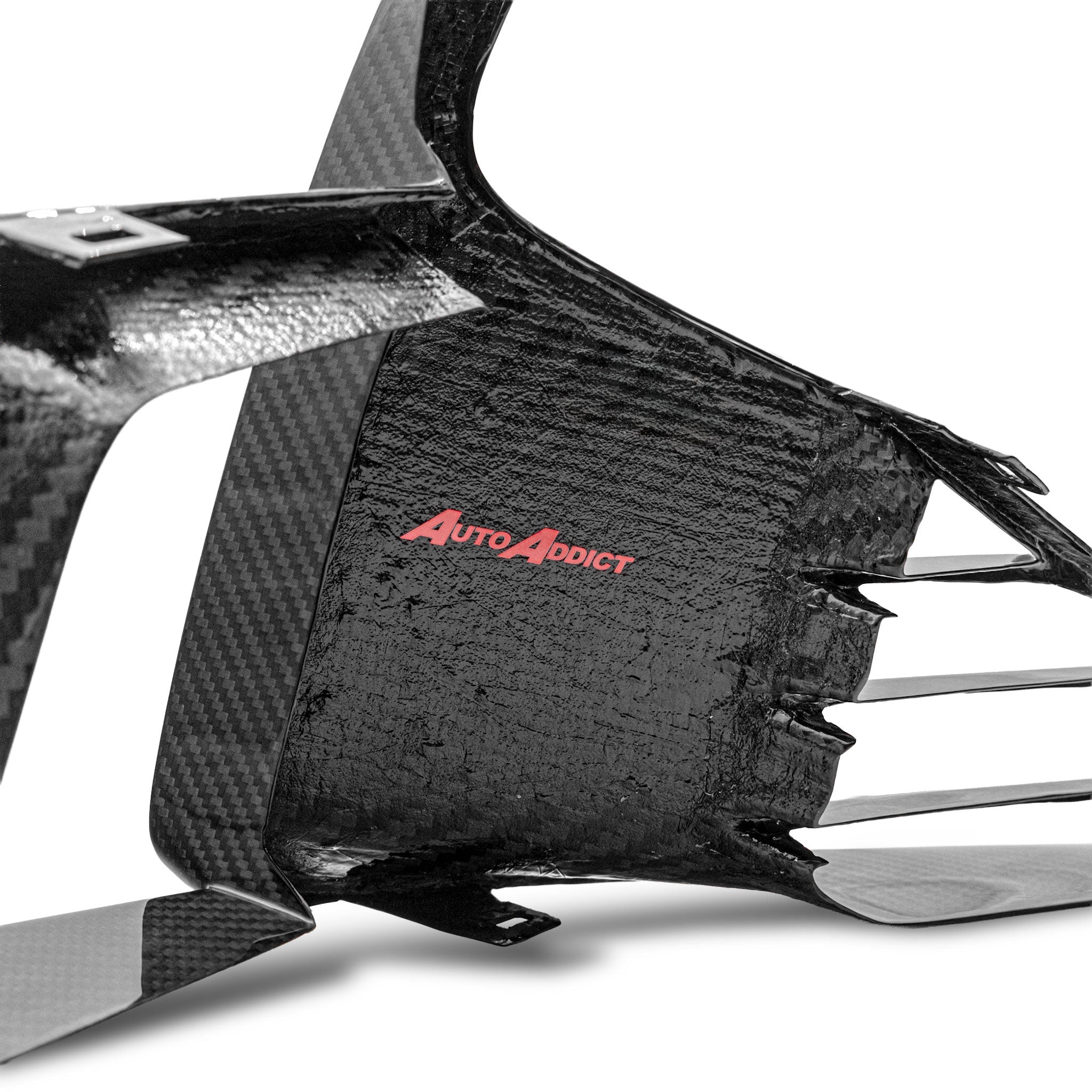 2025-2026 Cadillac CT5-V Blackwing Front Side Outer Grilles Pre Preg Gloss Carbon Fiber Pair