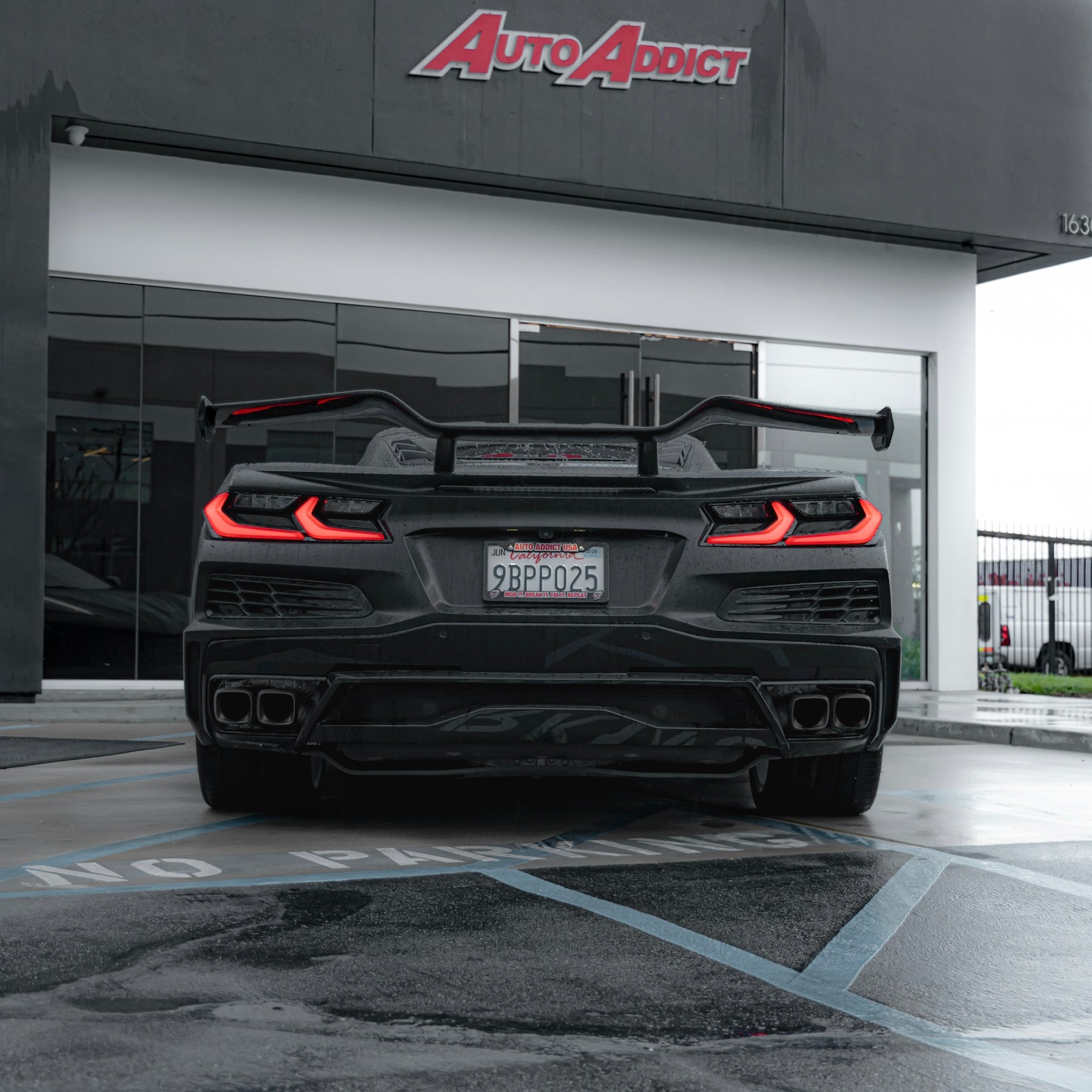 2020-2024 Corvette C8 Stingray Z06 Track Package Conversion Rear Bumper Body Kit