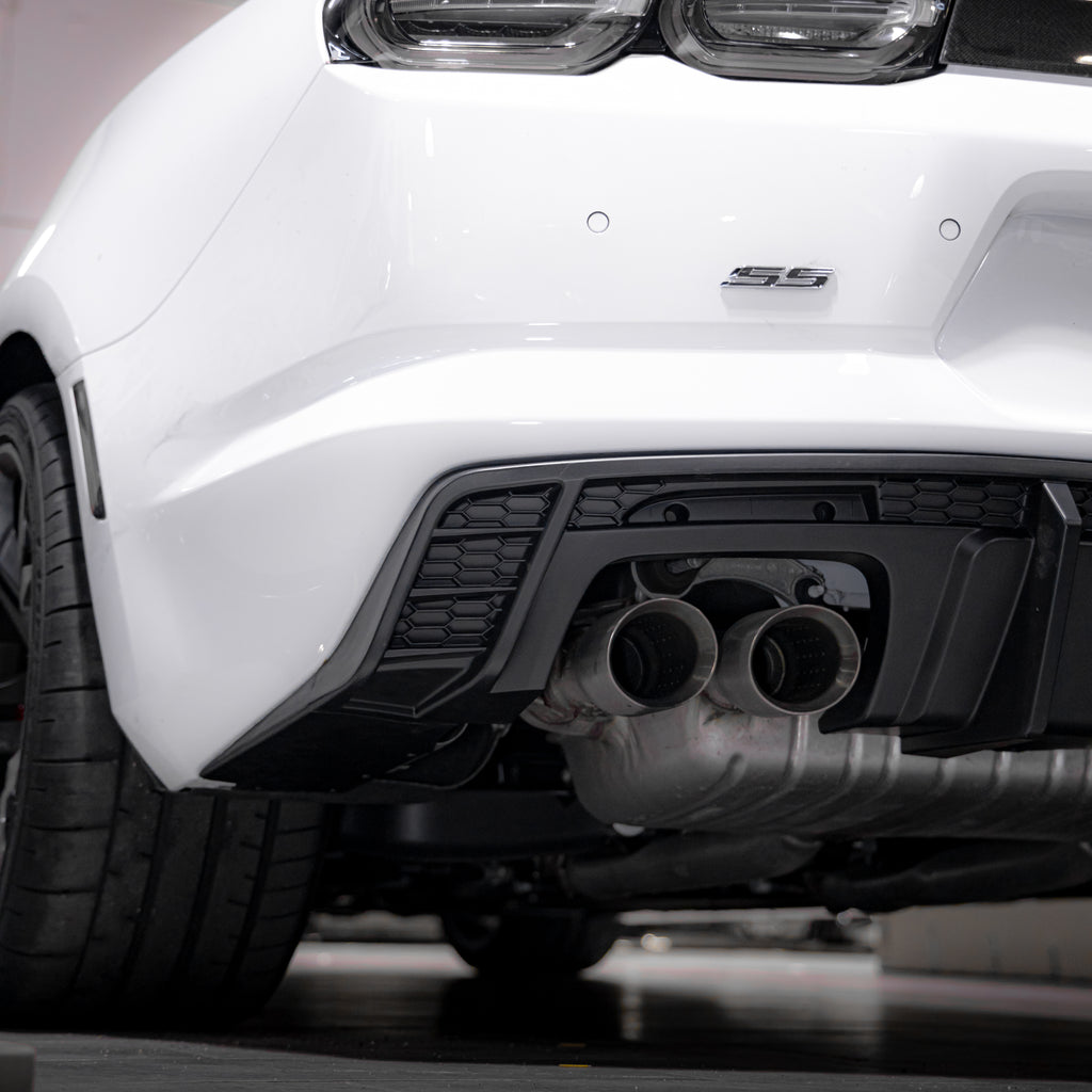 2ss Rear Diffuser 2016-2025 Chevy Camaro Evo Style Shark Fins Rear Diffuser – SS/RS/LT ...