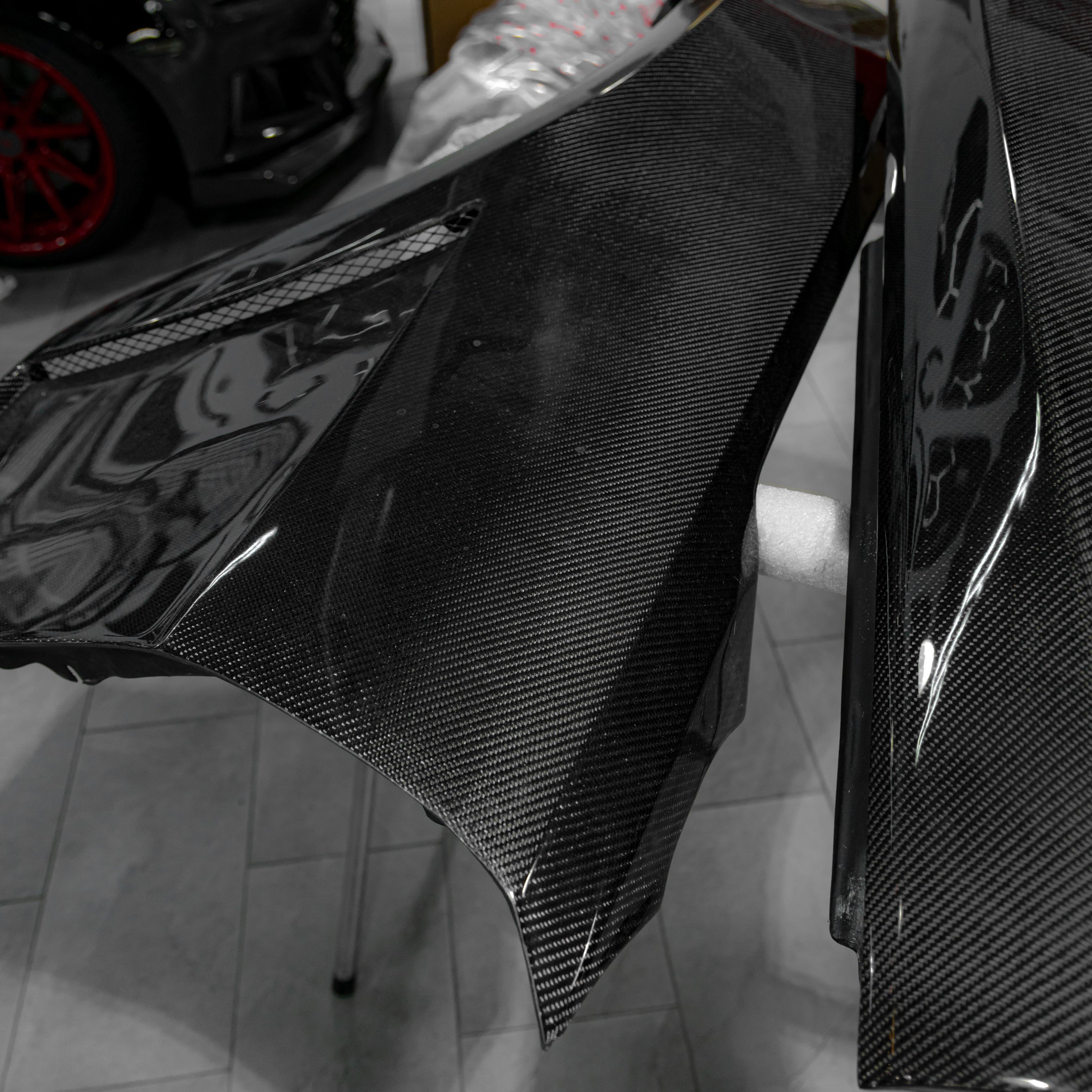 OPEN BOX 2010-2015 CHEVY CAMARO TYPE-SS CARBON FIBER FENDERS (PAIR)