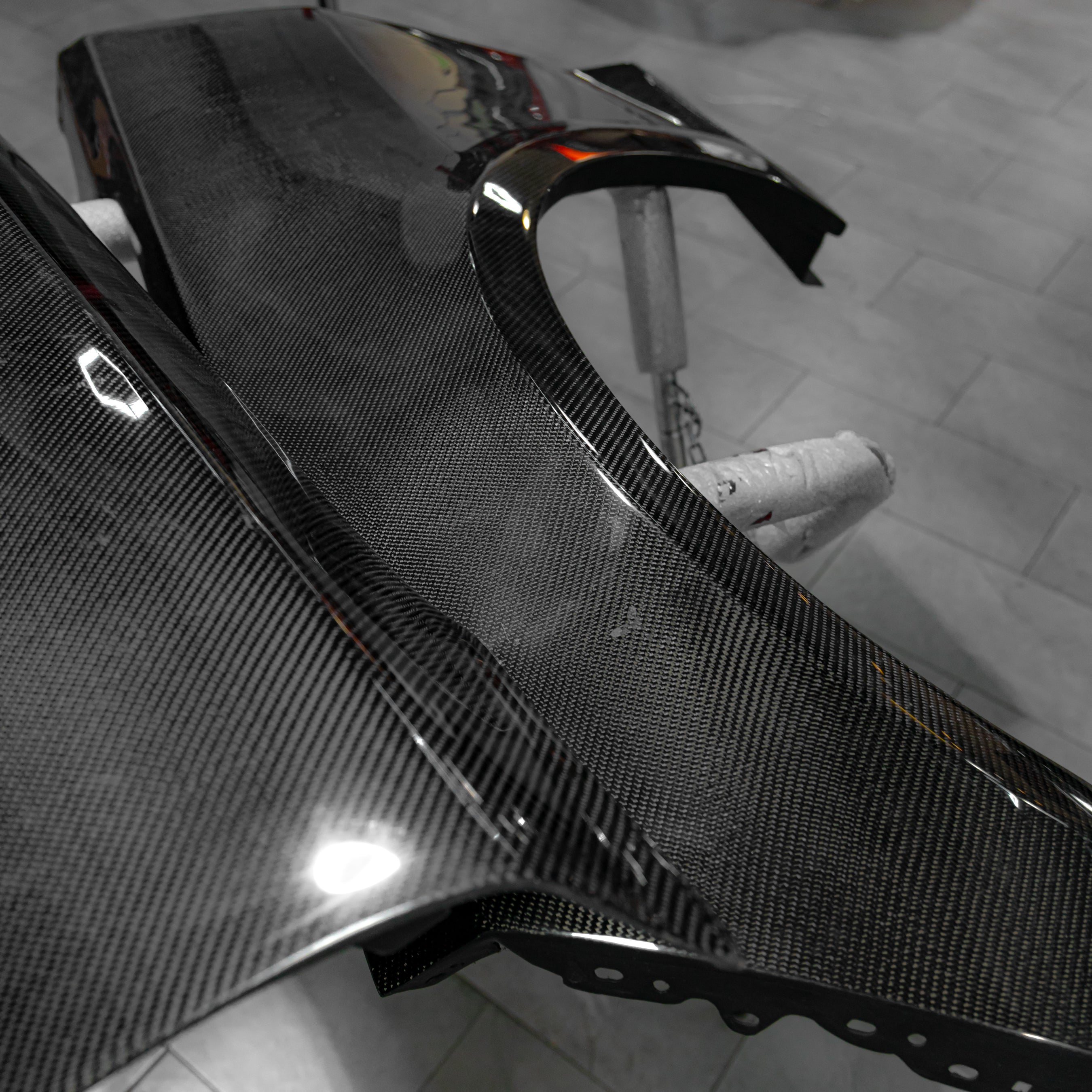 OPEN BOX 2010-2015 CHEVY CAMARO TYPE-SS CARBON FIBER FENDERS (PAIR)