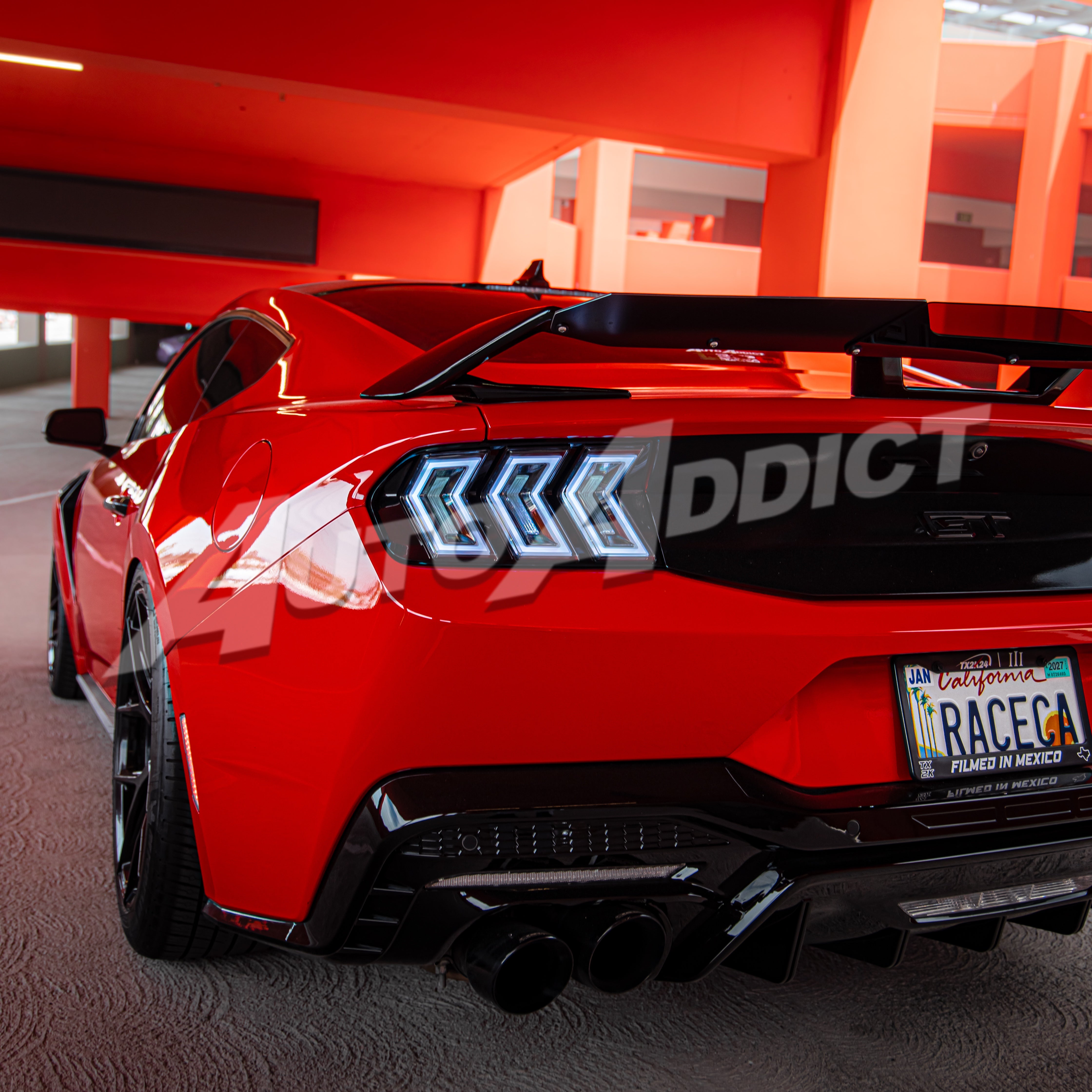 2024-2026 Mustang S650 Heritage-X™ RGB Taillights Amber Turn Signal Sequential w/ Animation