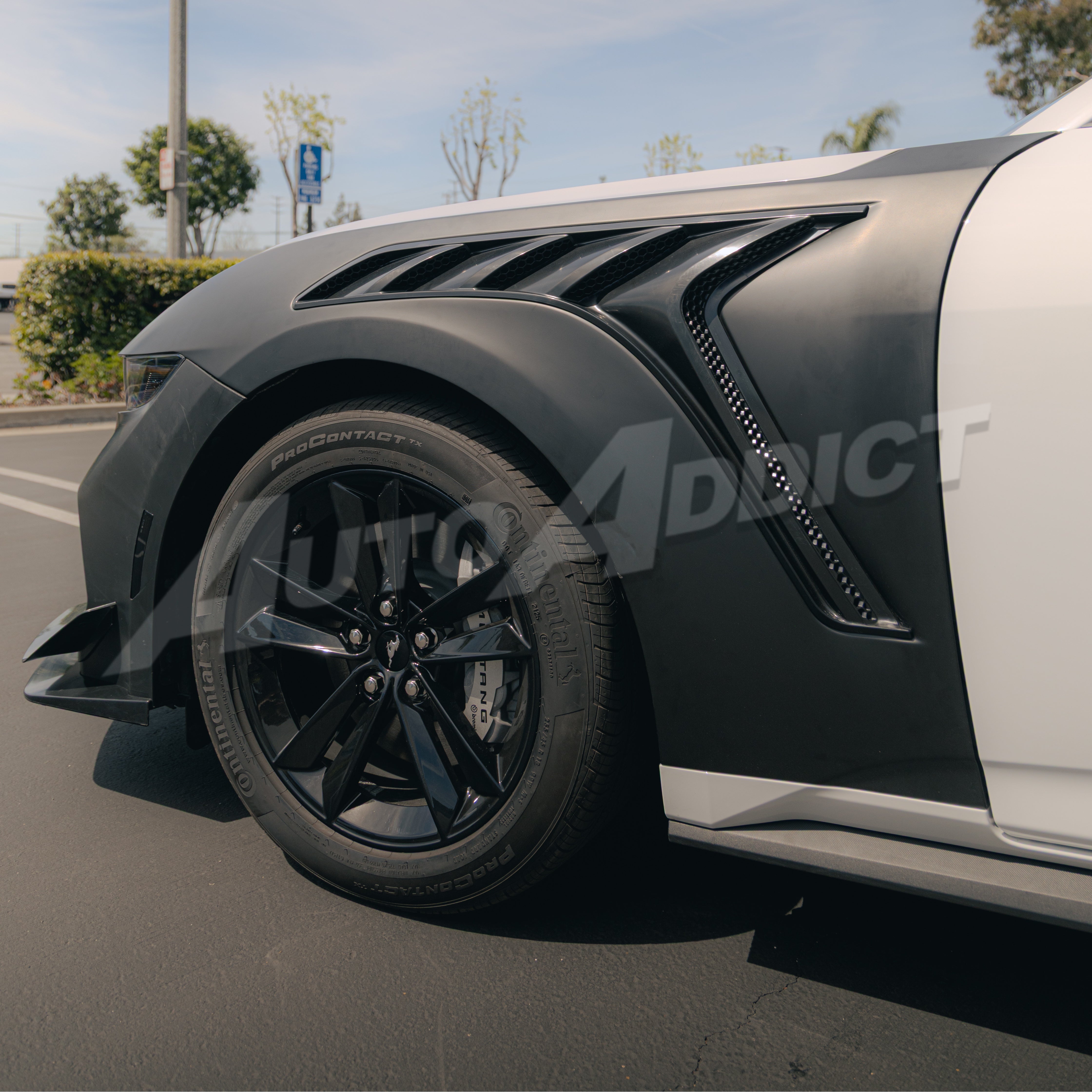 2024–2026 Mustang S650 EcoBoost / GT Type-GTD Aluminum Fenders w/ Functional Vent (Pair)