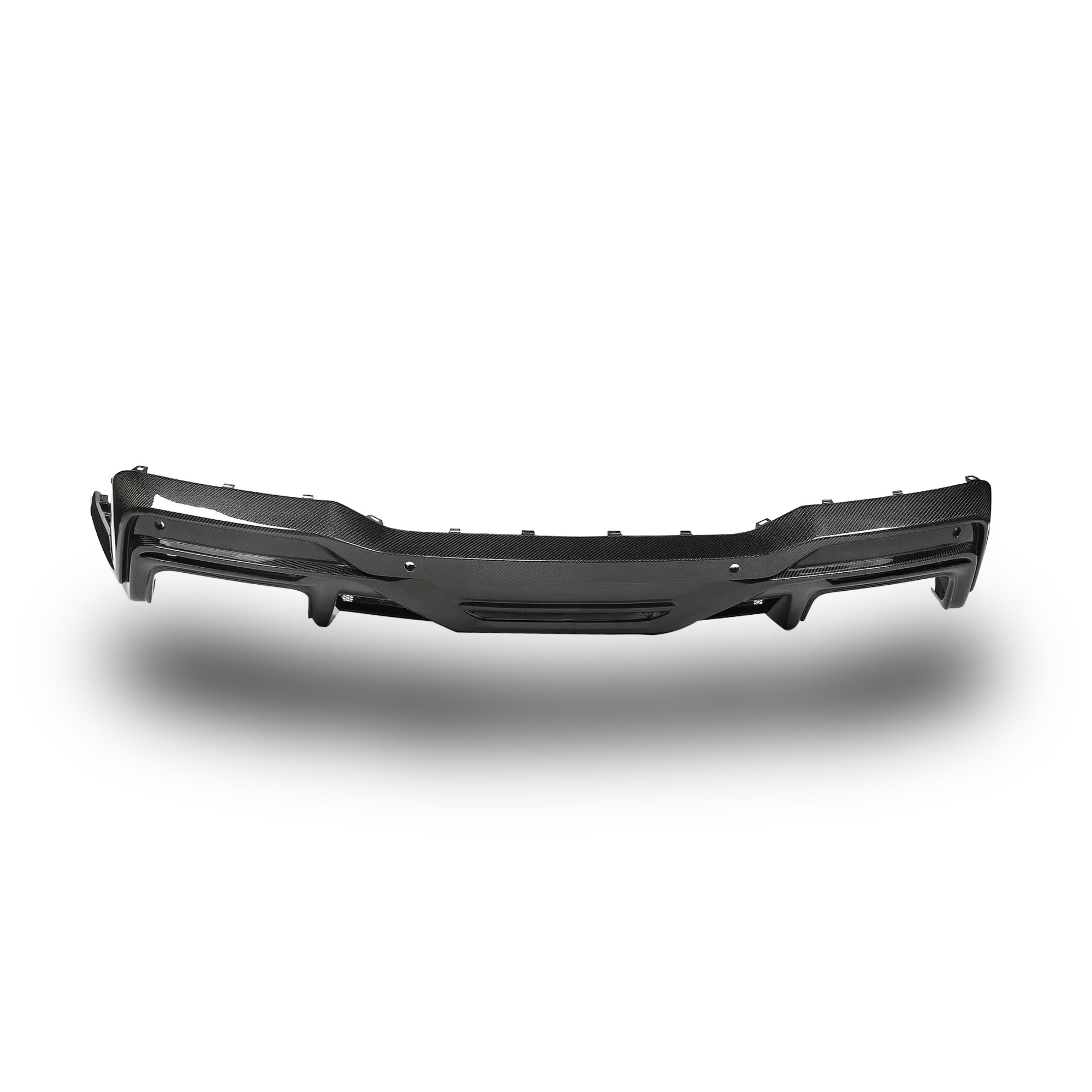 2024-2026 Mustang S650 Dry Gloss Carbon Fiber Dark Horse Rear Diffuser Single/Quad Tips