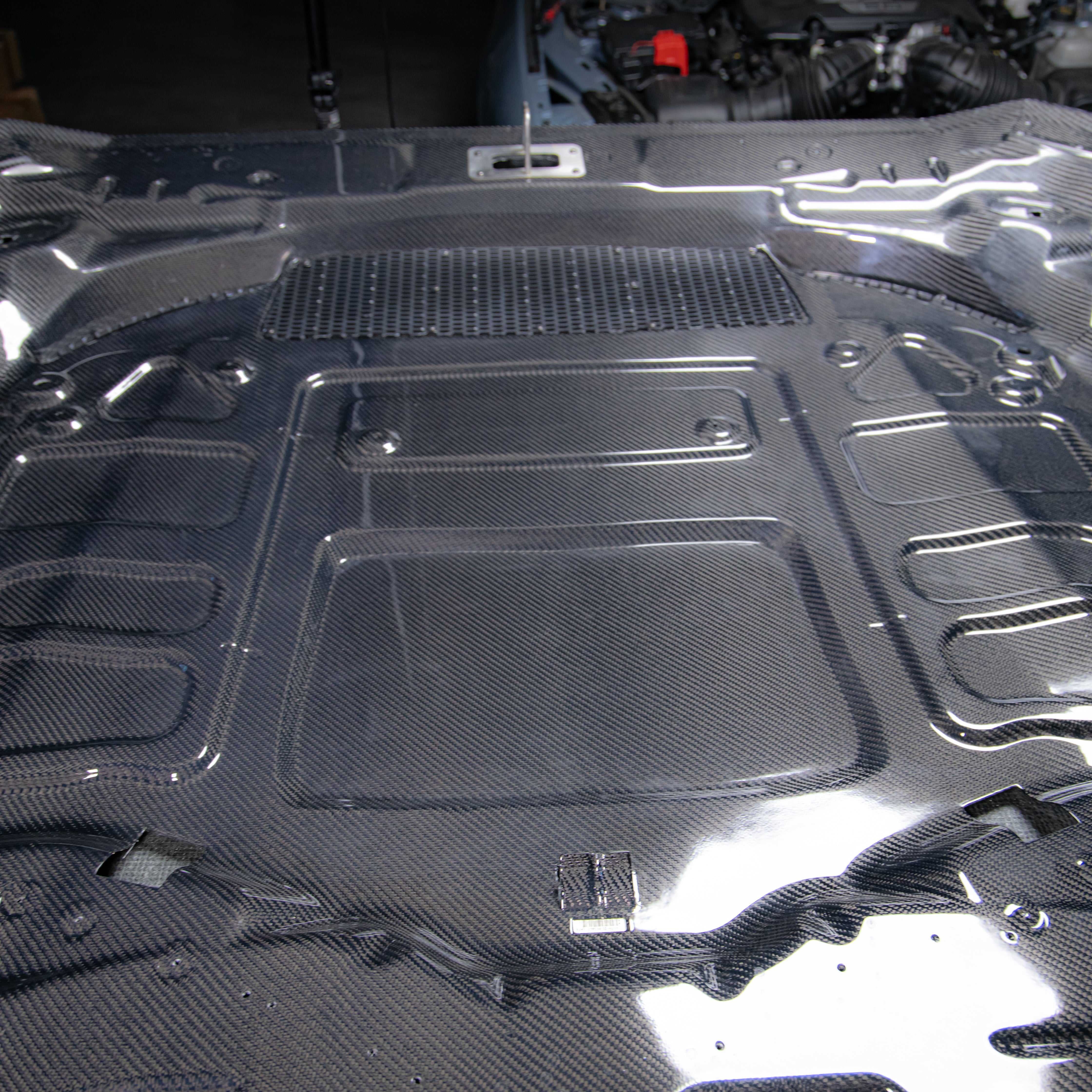 2024+ Ford Mustang S650 Type-LM Carbon Fiber Double Sided Hood