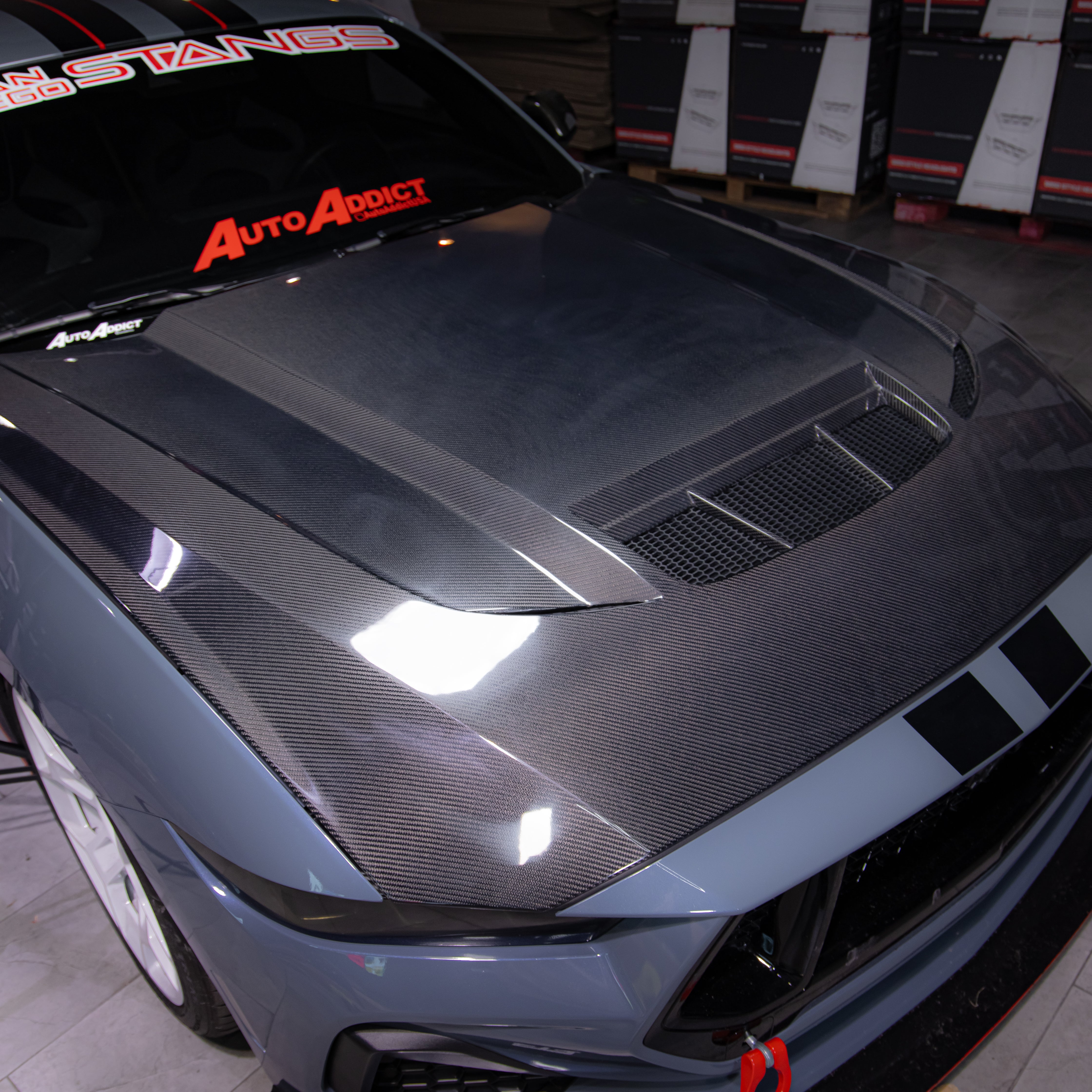 2024+ Ford Mustang S650 Type-LM Carbon Fiber Hood