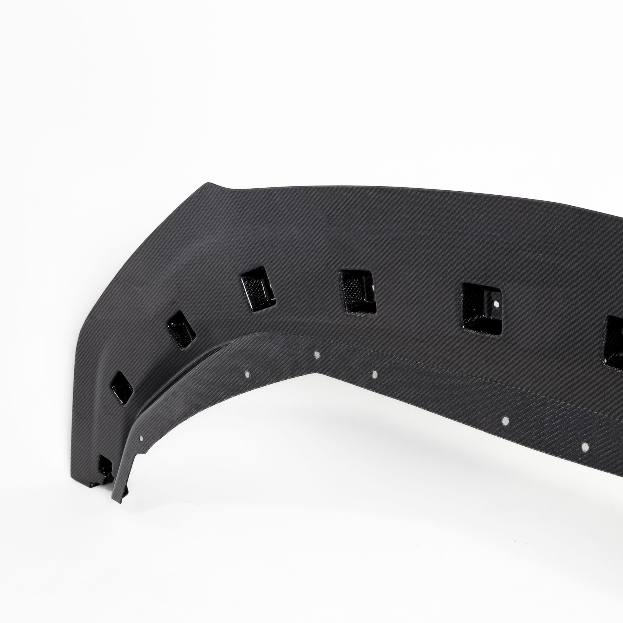 2024-2026 Mustang Dark Horse S650 Type-OE Carbon Fiber Double Sided Lower Chin Splitter