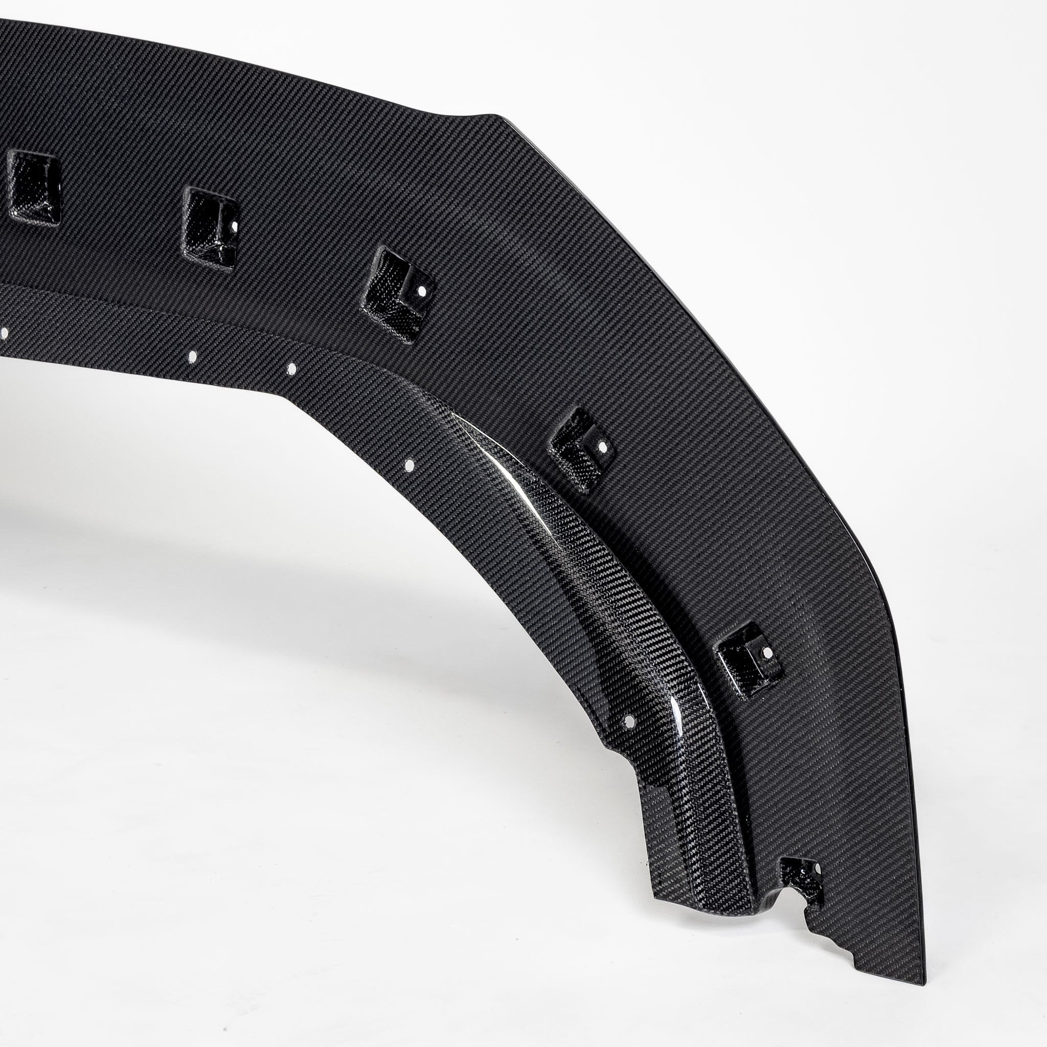 2024-2026 Mustang Dark Horse S650 Type-OE Carbon Fiber Double Sided Lower Chin Splitter