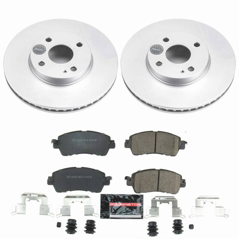 Power Stop 2016 Scion iA Front Z23 Coated Brake Kit