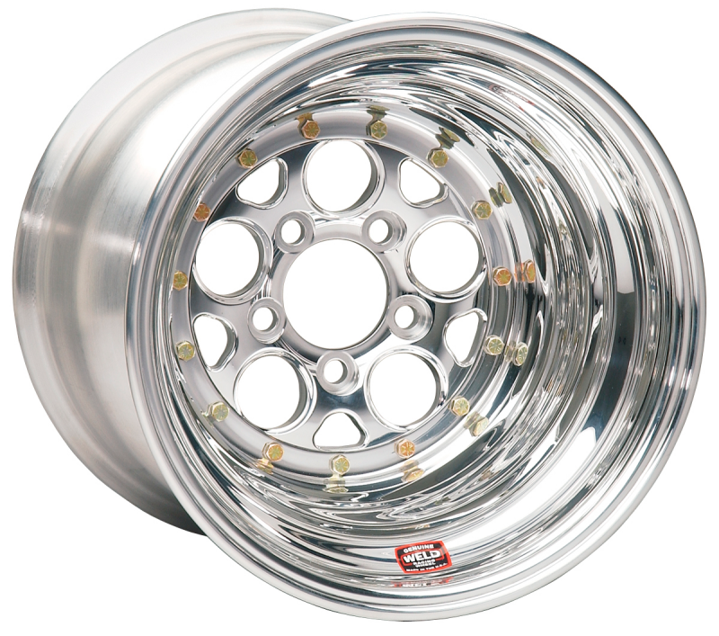 Weld Magnum 15x16 / 5x4.5 / 5 BS / 3.18 HB - Polished Center - Polished Shell - Non-BL Wheel