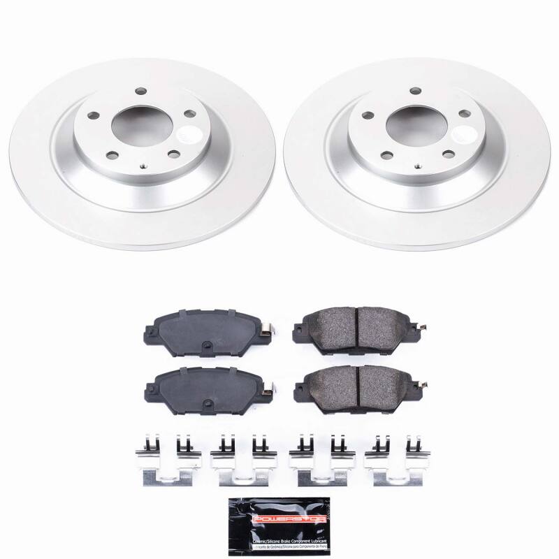 Power Stop 16-25 Mazda CX-5 Rear Z23 Coated Brake Kit