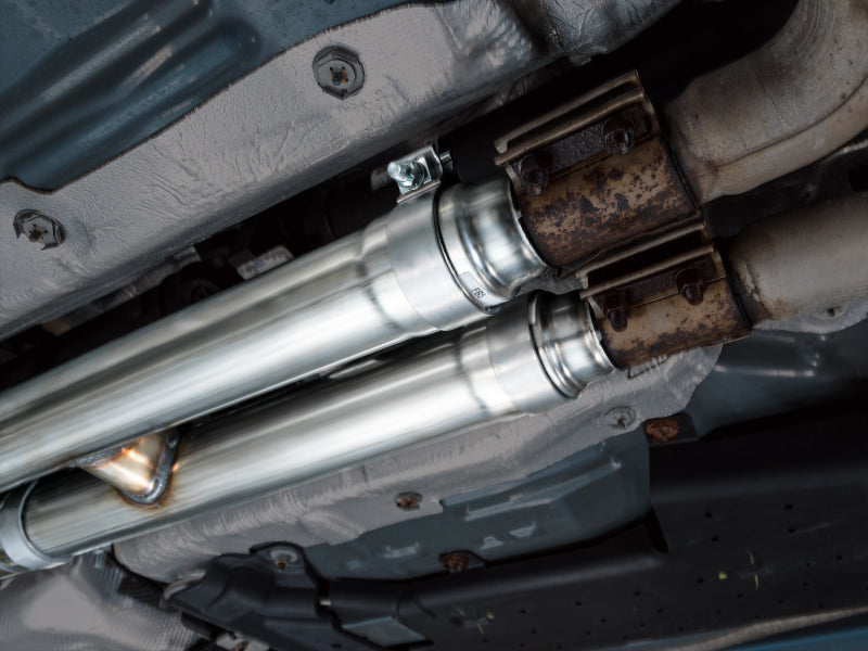 AWE Tuning 21-23 Ford Mustang Mach 1 SwitchPath Cat Back Exhaust w/ Quad Diamond Black Tips