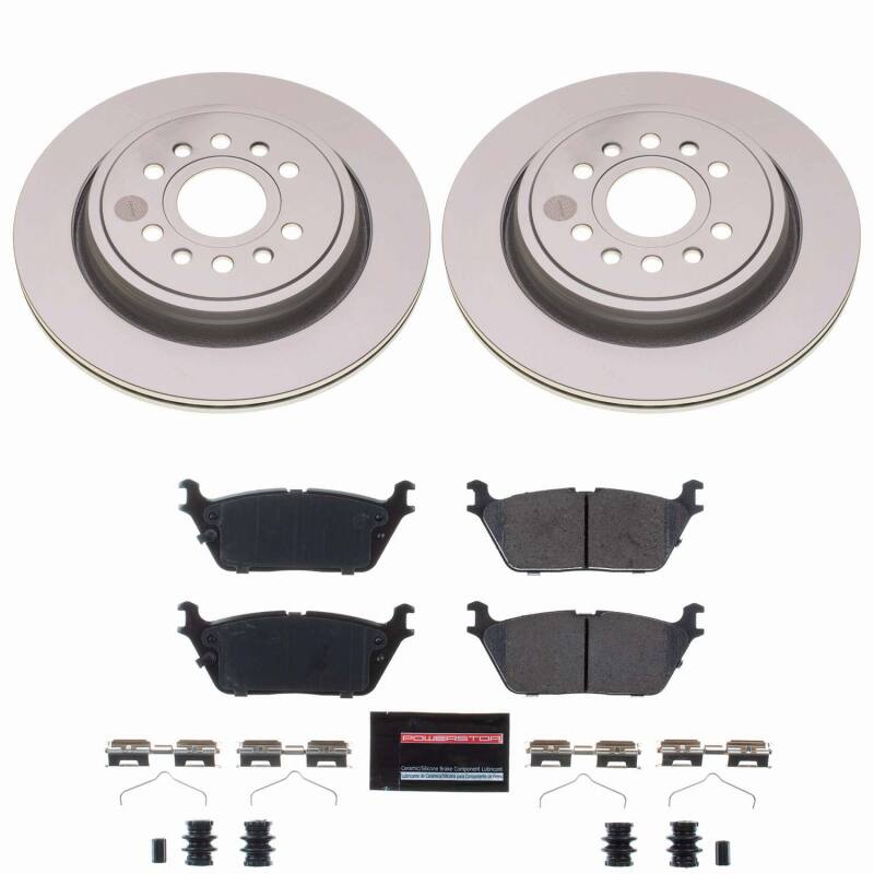 Power Stop 22-25 Jeep Grand Wagoneer Rear Z23 Coated Brake Kit