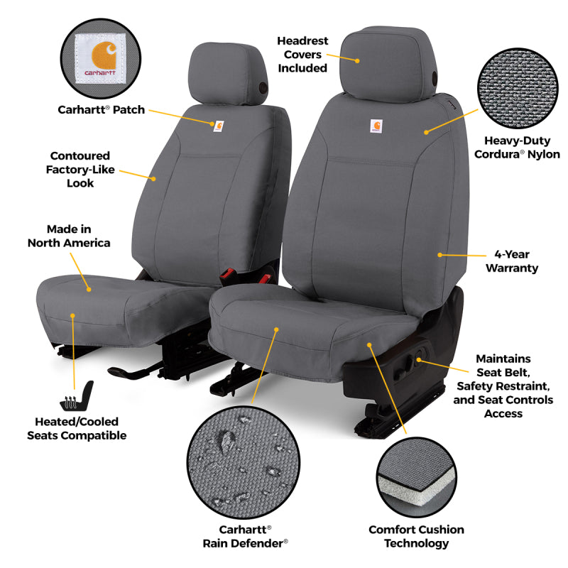 Covercraft 19-25 Chevrolet Silverado Carhartt Super Dux Precision Fit Second Row Seat Covers