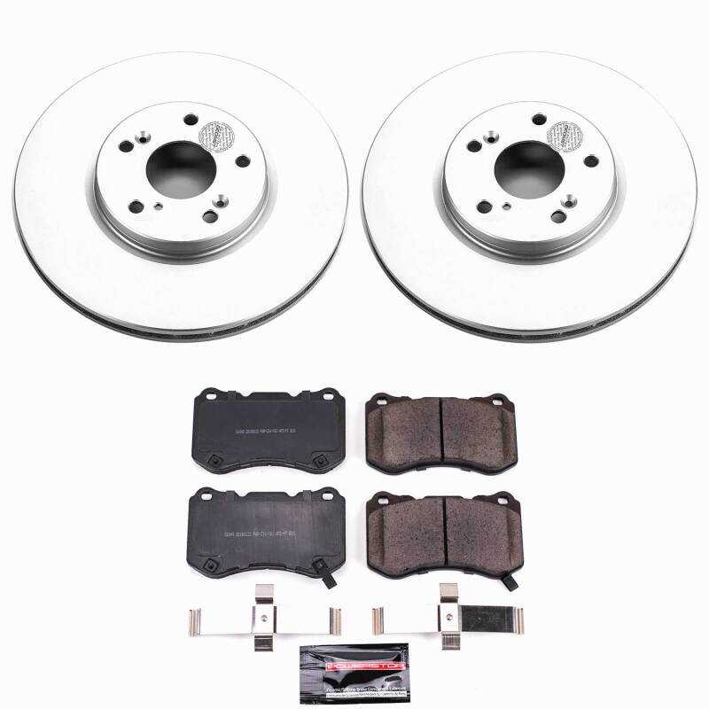 Power Stop 04-08 Acura TL Front Z23 Coated Brake Kit