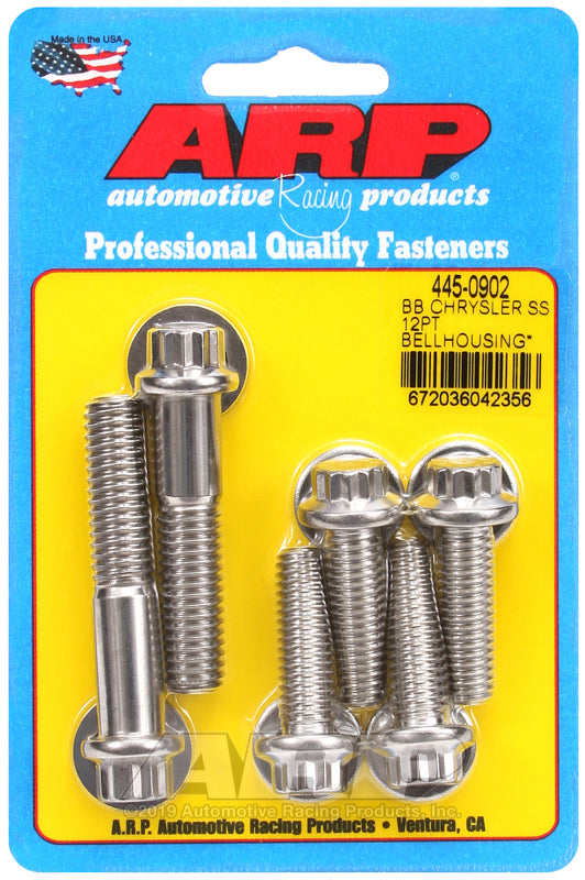 ARP BB Chrysler SS 12pt bellhousing bolt kit
