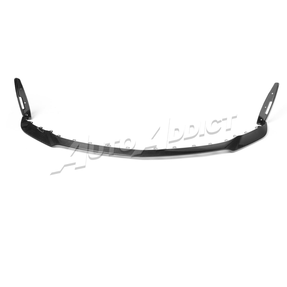 2022-2026 Cadillac CT5-V Blackwing V- Shaped Gloss Carbon Fiber Front Chin Splitter