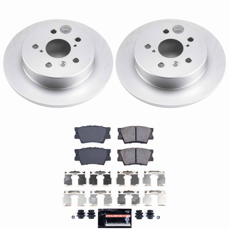 Power Stop 18-24 Toyota Camry Rear Z23 Coated Brake Kit