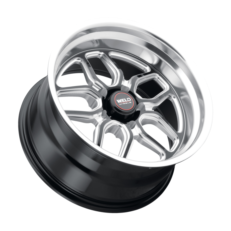 Weld Racing 18x11 Laguna 5x120.65 ET43 BS7.69 Gloss BLK MIL DIA 72.56