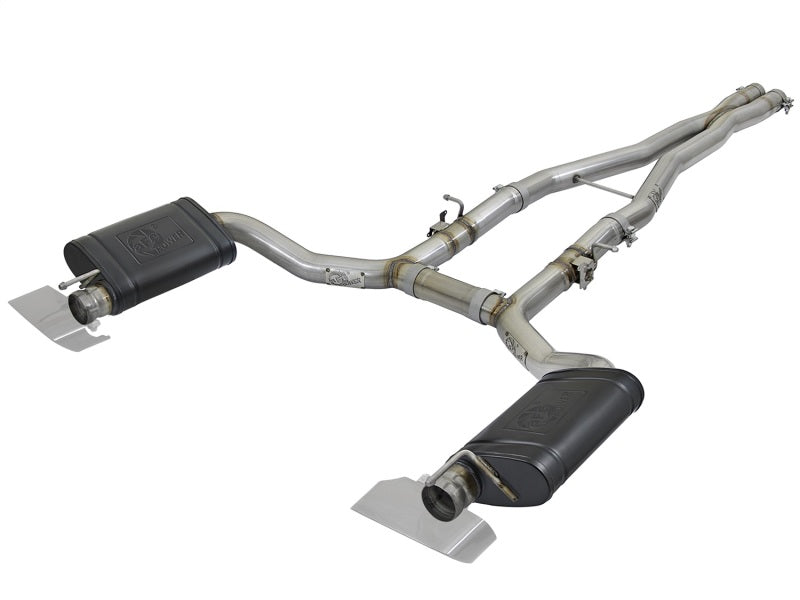 aFe MACH Force-Xp 304 SS Cat-Back Exhaust System | 2015-2023 Dodge Challenger Hellcat V8-6.2L