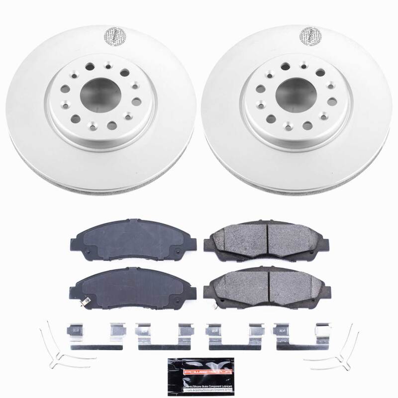 Power Stop 18-20 Buick Enclave Front Z23 Coated Brake Kit