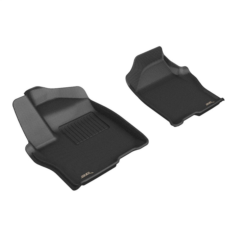 3D MAXpider 19-26 Chevrolet Silverado (Vinyl Floor w/ Front Bucket) Kagu Black R1