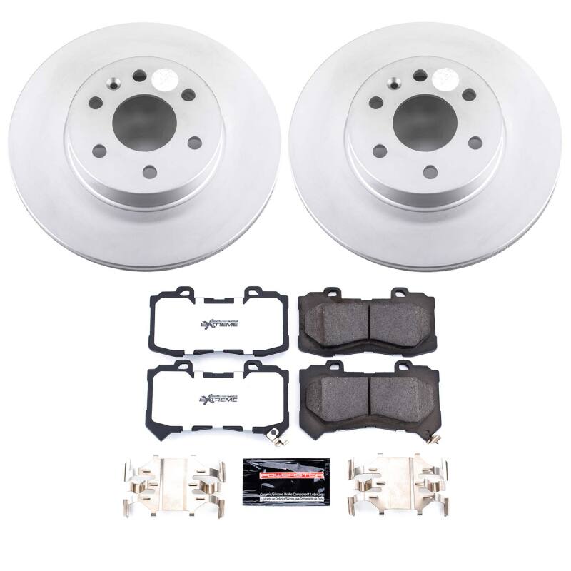 Power Stop 15-20 Chevrolet Colorado Front Z36 Coated Truck & Tow Brake Kit