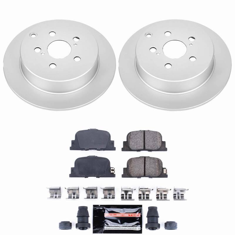 Power Stop 05-10 Scion tC Rear Z23 Coated Brake Kit
