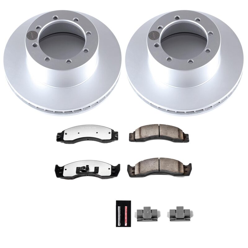 Power Stop 01-02 Ford E-450 Econoline Super Duty Rear Z36 Coated Truck & Tow Brake Kit