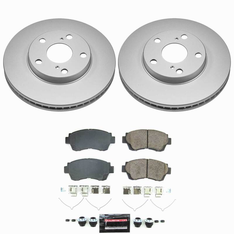 Power Stop 98-03 Toyota Sienna Front Z23 Coated Brake Kit