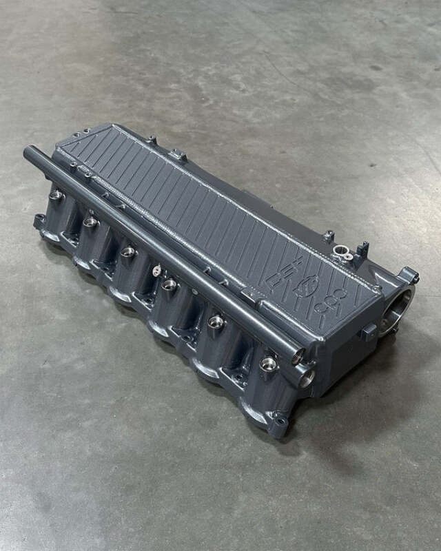 CSF BMW Gen 1 B58 Charge-Air-Cooler Manifold - Turblulence Grey