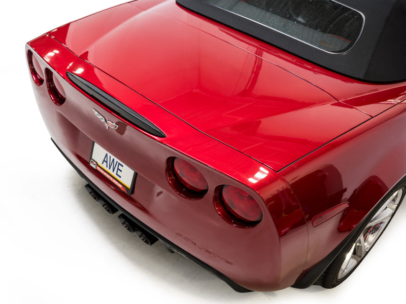 AWE Tuning 09-13 Chevrolet Corvette 6.2L Track Edition Axle-back Exhaust w/ Diamond Black Tips