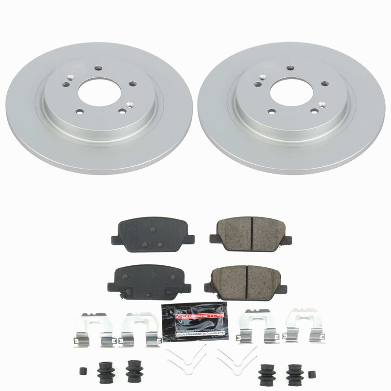 Power Stop 20-25 Hyundai Palisade Rear Z23 Coated Brake Kit