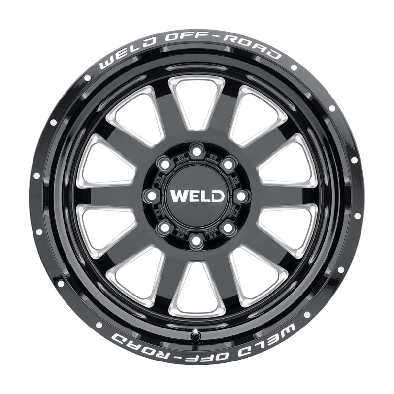 Weld Stealth 18x9 / 8x180 / 5 BS / 124.3 HB - Gloss Black Milled - Non-BL Wheel