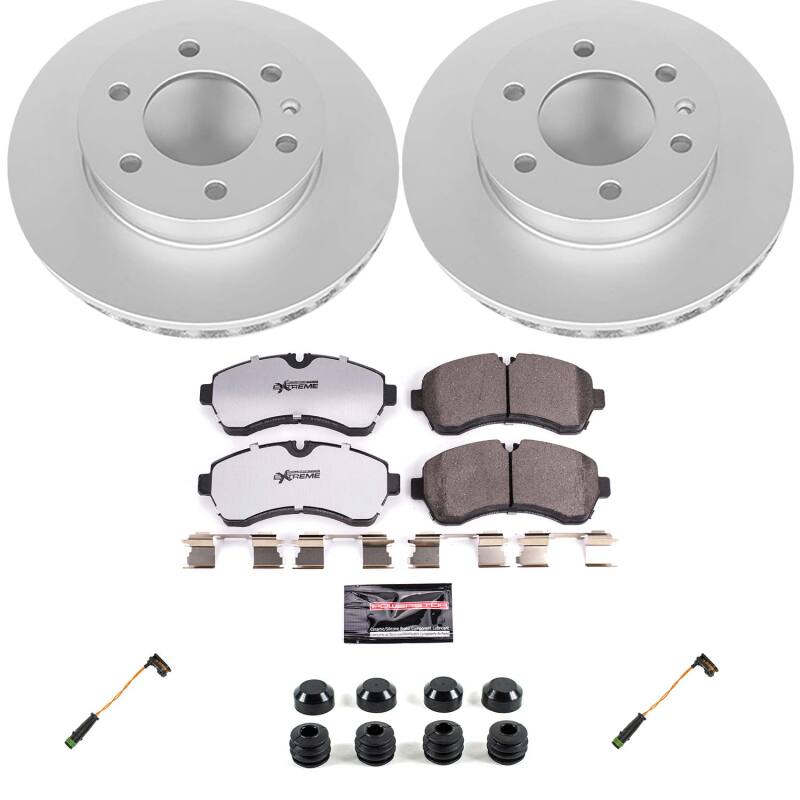 Power Stop 07-09 Dodge Sprinter 3500 Front Z36 Coated Truck & Tow Brake Kit