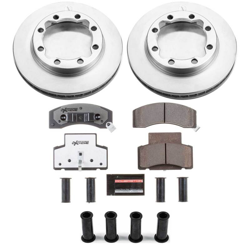 Power Stop 90-00 Chevrolet K3500 Front Z36 Coated Truck & Tow Brake Kit